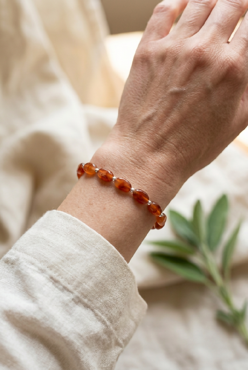 Carnelian Bracelet (Passion, Confidence)