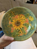 Hand painted bowl/sunflower