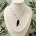 Stainless-Steel Crow Necklace