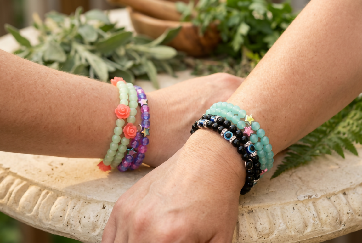 Glass Bead Bracelet