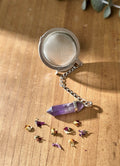 Tea Infuser with Amethyst
