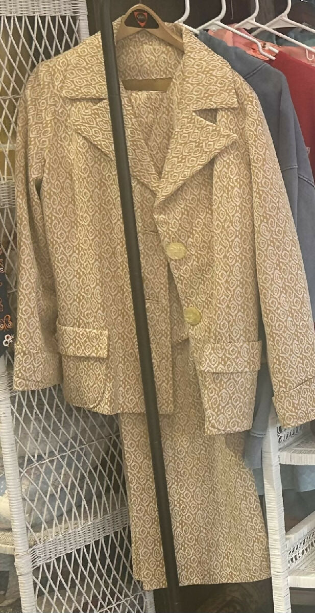 Vintage on 4th Ave 3 piece 70s suit