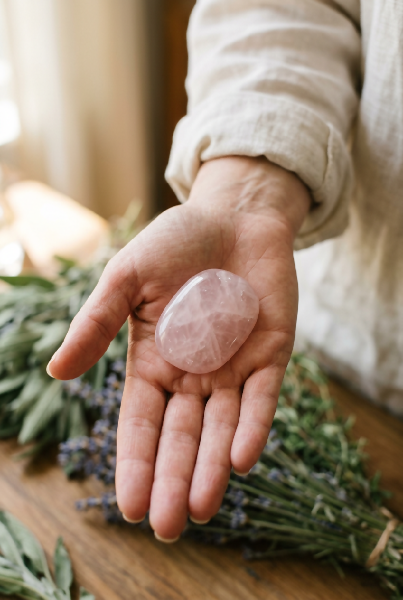 Rose Quartz Pocket Stone