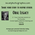 Oral Legacy — Personal Interview Sessions by iScan Photographs